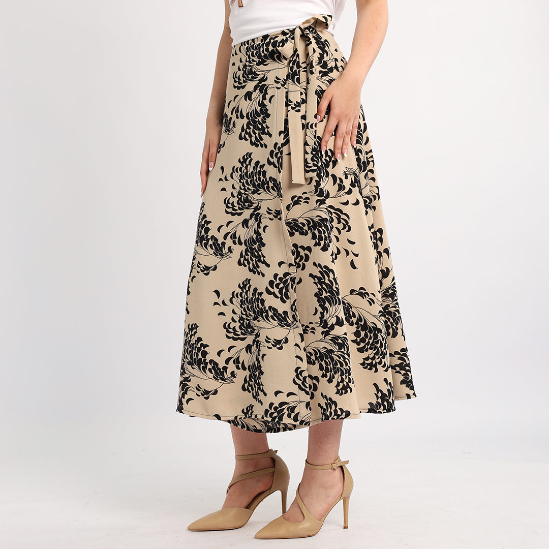 LADIES ALORA TBC PRINTED WRAP SKIRT