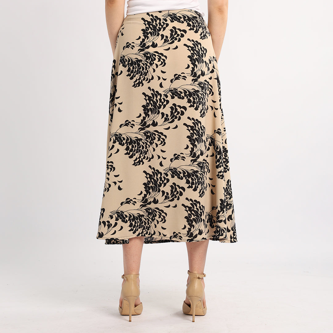 LADIES ALORA TBC PRINTED WRAP SKIRT