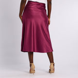 Alora Ladies Plum Skirt
