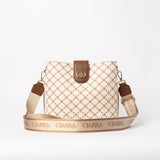 Structured Aop Tote Bag.Laptop Compartment.