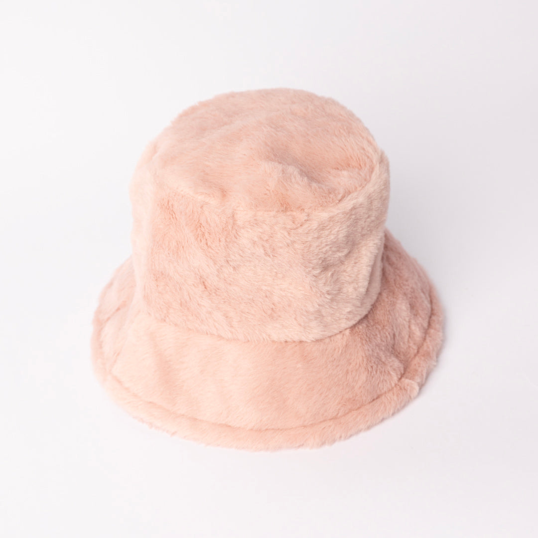 MINK FUR BUCKET HAT