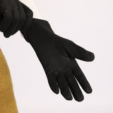 BLACK GLOVES (STUD DETAIL)