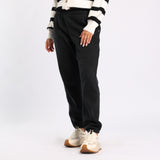 BLACK JOGGER WITH ELASTIC WAISTBAND