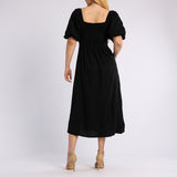 LONG DRESS WITH SLIT IN FRONT