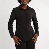 ALORA LADIES BLACK SHIRT