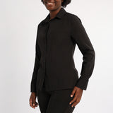 ALORA LADIES BLACK SHIRT