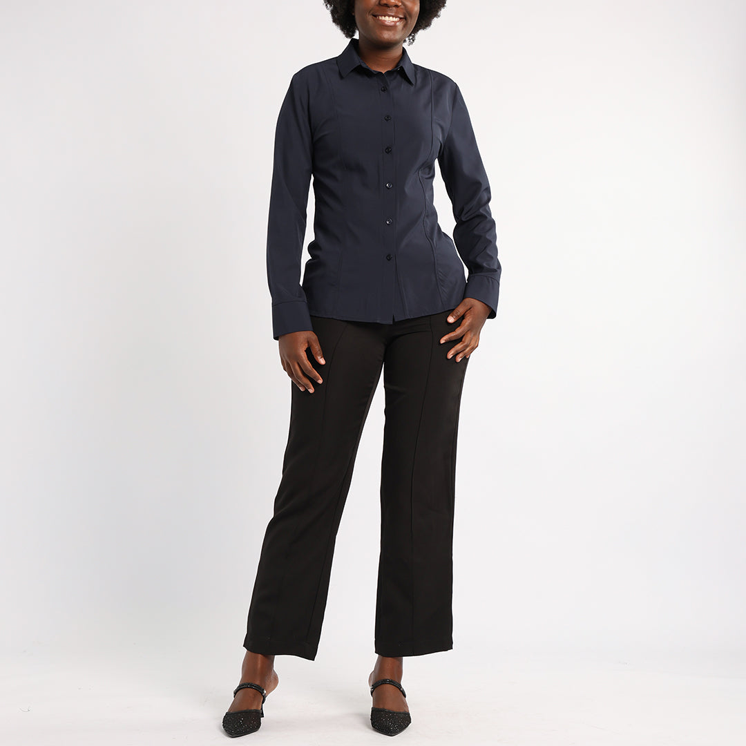 ALORA LADIES NAVY SHIRT