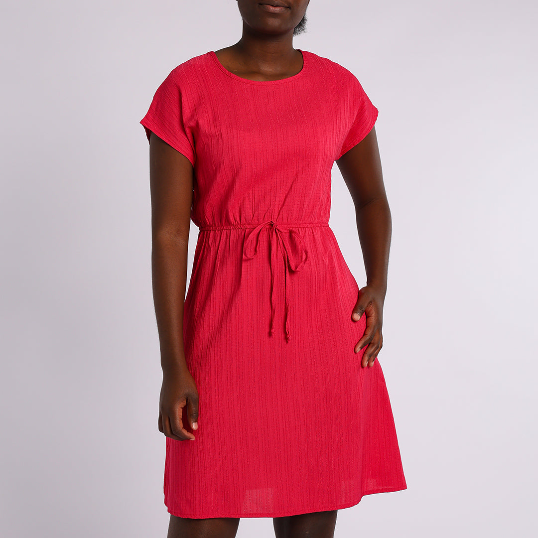 LADIES ALORA BERRY SHORT SLEEVE DRESS