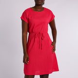 LADIES ALORA BERRY SHORT SLEEVE DRESS