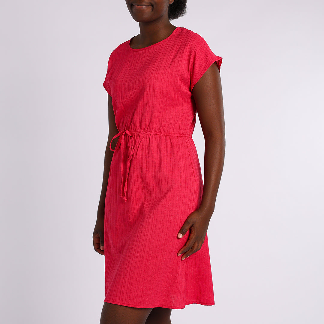 LADIES ALORA BERRY SHORT SLEEVE DRESS