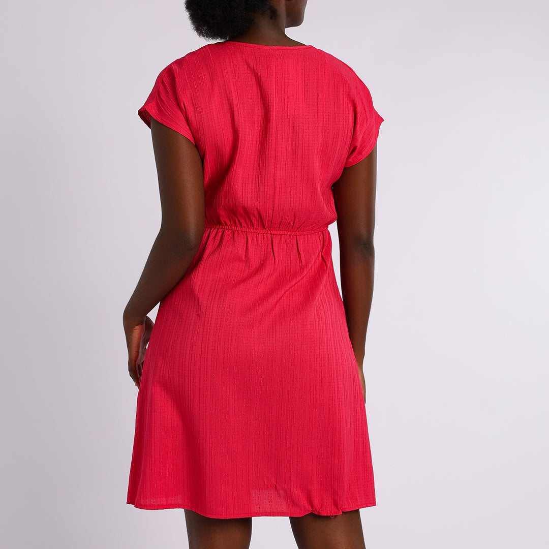 LADIES ALORA BERRY SHORT SLEEVE DRESS