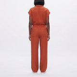 RUST SHORT SLEEVE SHIRT