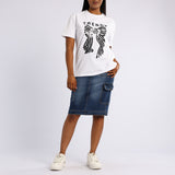 LDS EMBELISHED OVERSIZED TEE