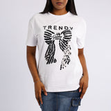 LDS EMBELISHED OVERSIZED TEE