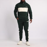 MENS ZAFF EMERALD/WHITE STRIPED PANTS