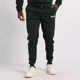 MENS ZAFF EMERALD/WHITE STRIPED PANTS