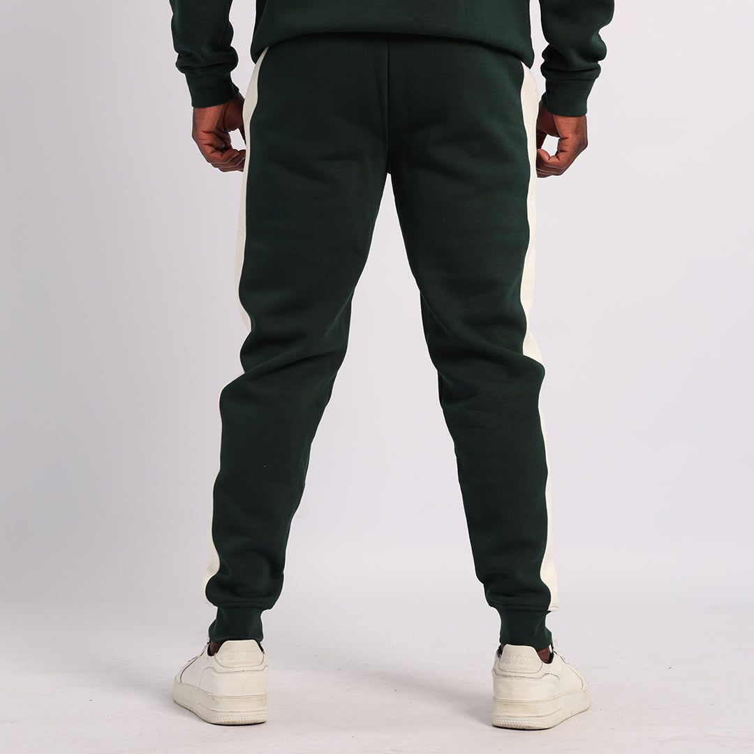 MENS ZAFF EMERALD/WHITE STRIPED PANTS