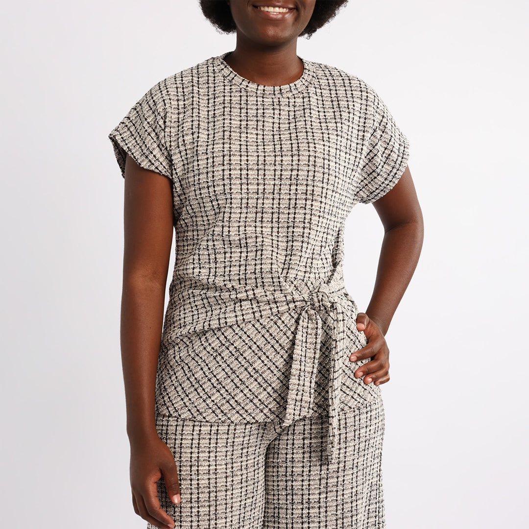 LDS MOCK WRAP TOP