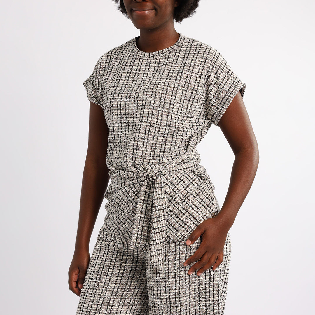 LDS MOCK WRAP TOP