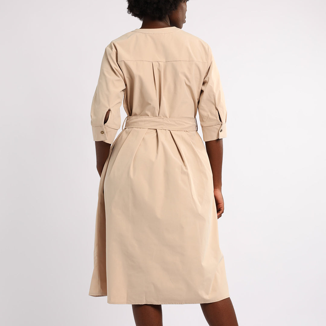 LADIES STONE BUTTON FRONT DRESS