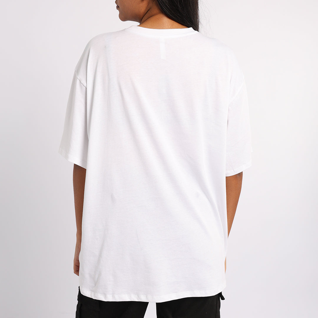 WHITE SHORT SLEEVE TOP