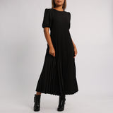 LADIES PLEATED S/S DRESS