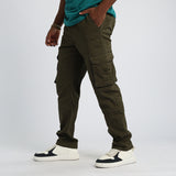 OLIVE CARGO PANTS