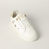 GIRLS TRB WHITE EMBELLISHED SNEAKER