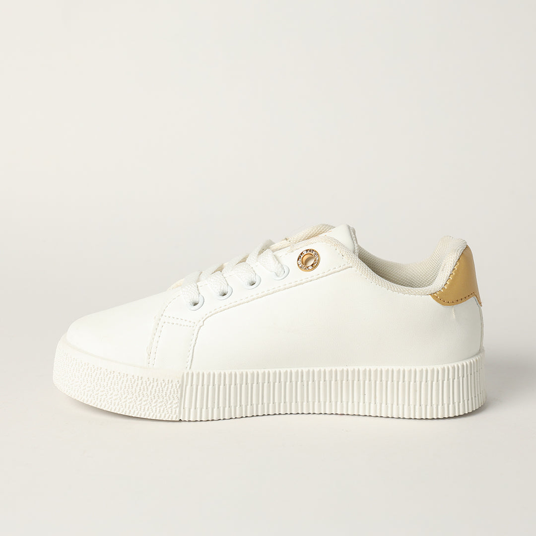 GIRLS TRB WHITE EMBELLISHED SNEAKER