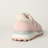 GIRLS TRB PINK BEIGE &amp; GREY COLOURBLOCKED SNEAKER