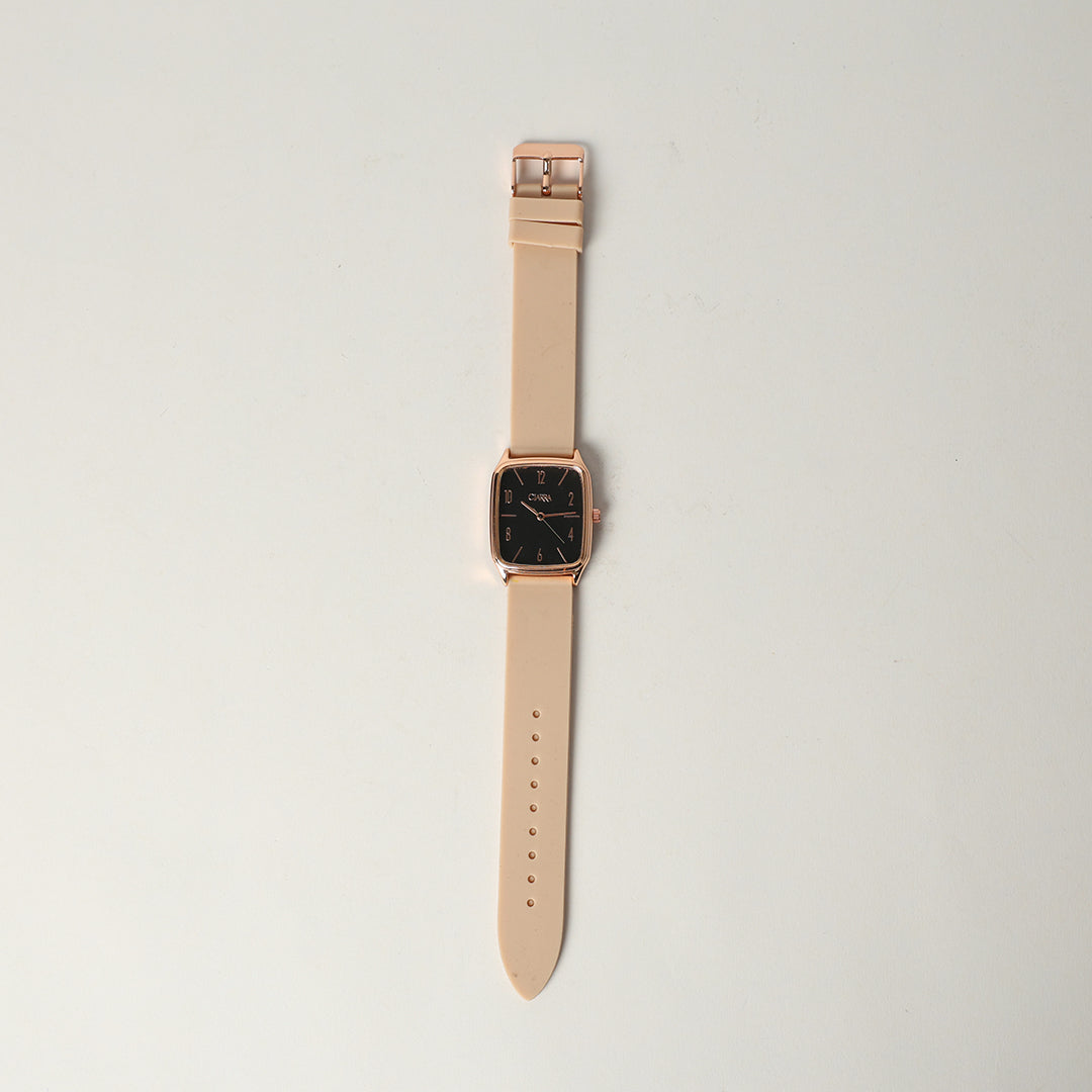 LADIES CIARRA MINK RESIN WATCH (RECTANGULAR FRAME)