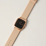 LADIES CIARRA MINK RESIN WATCH (RECTANGULAR FRAME)