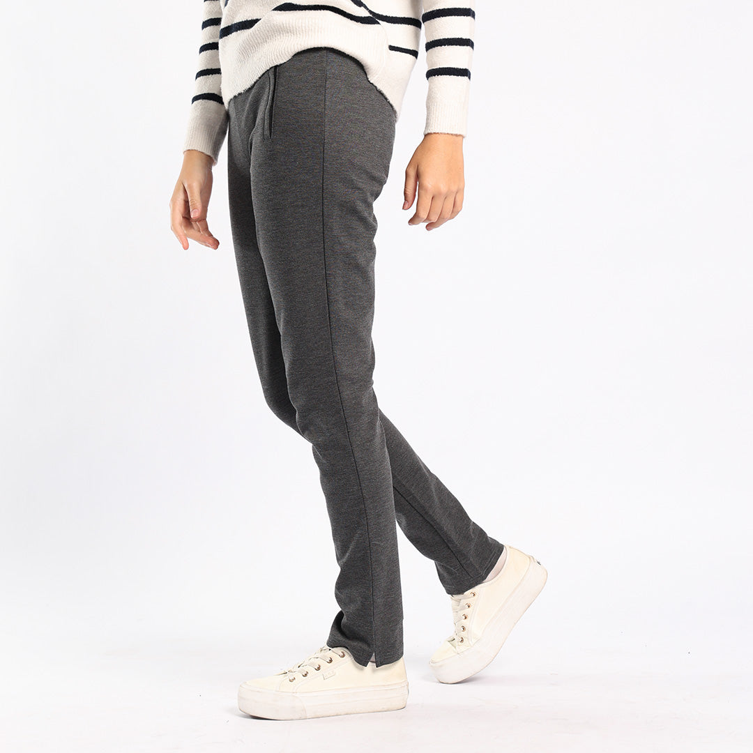 DARK GREY PONTI PANT