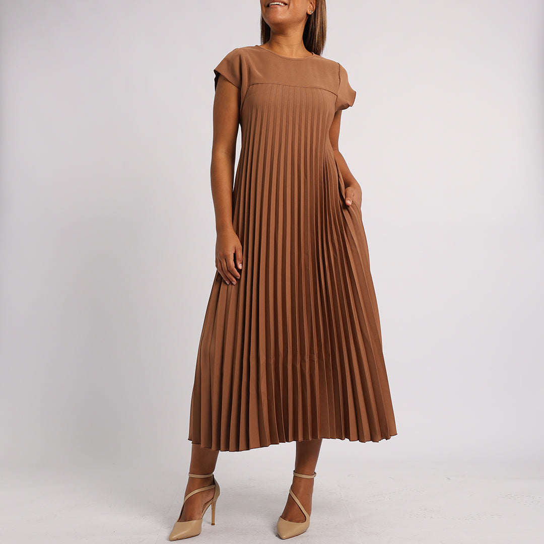 LADIES PLEATED DRESS