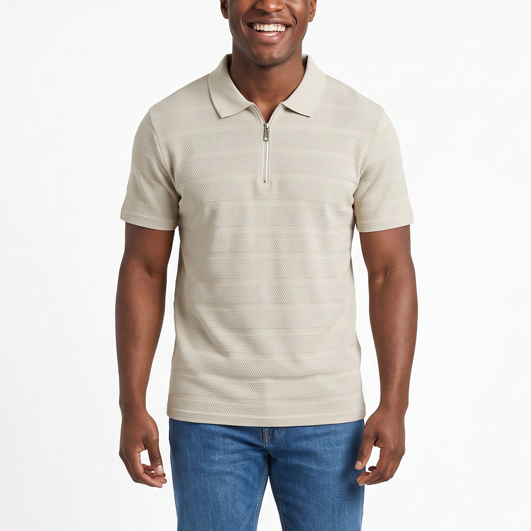 Mens Moda Stone 1/4 Zip Golfer