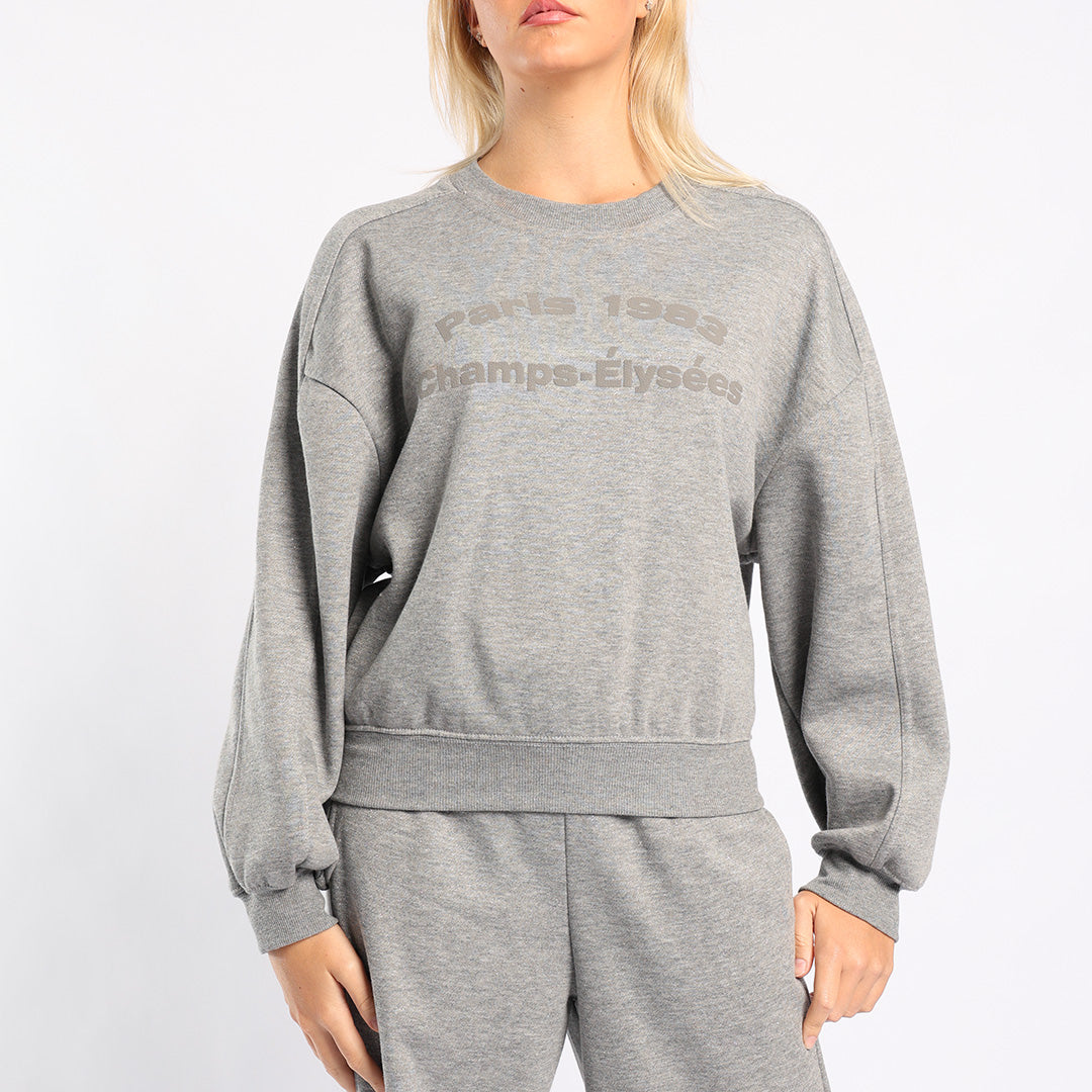 GREY LONG SLEEVE SWEATER