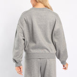 GREY LONG SLEEVE SWEATER