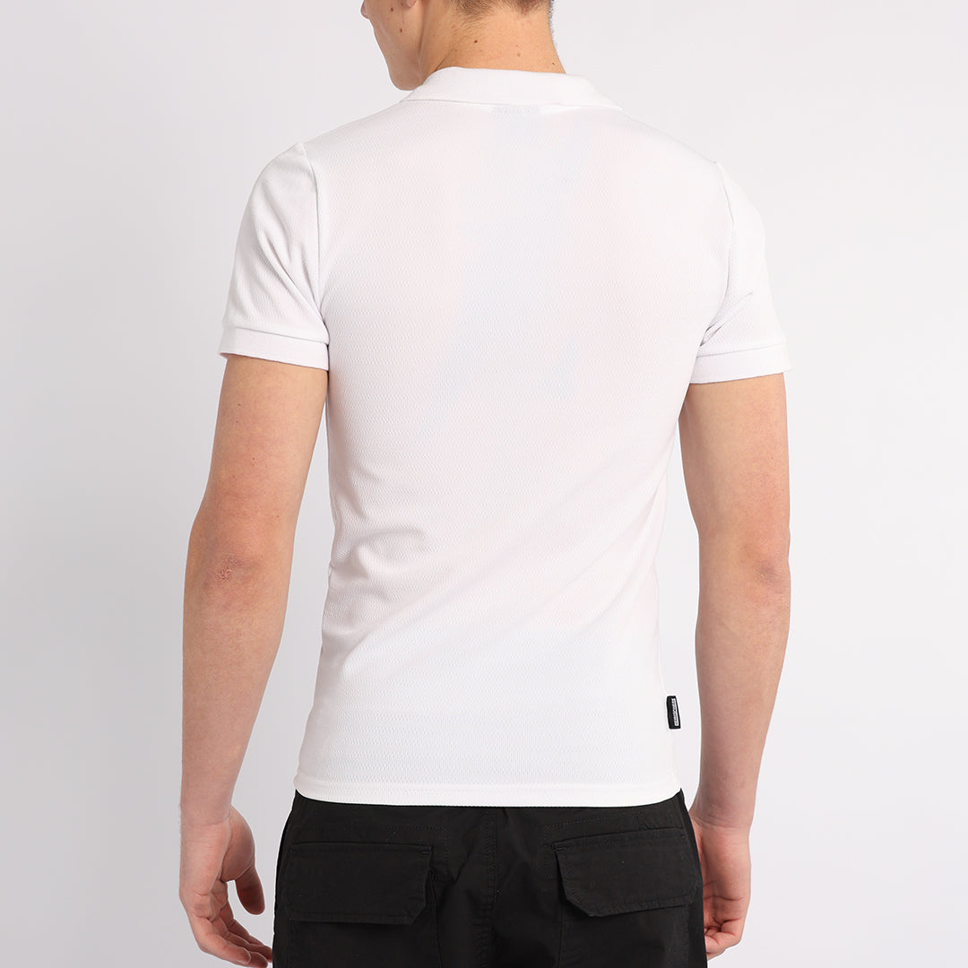 WHITE ZIP GOLFER