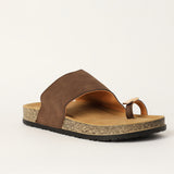 LADIES NOVA CHOC TOE BIRK SANDAL