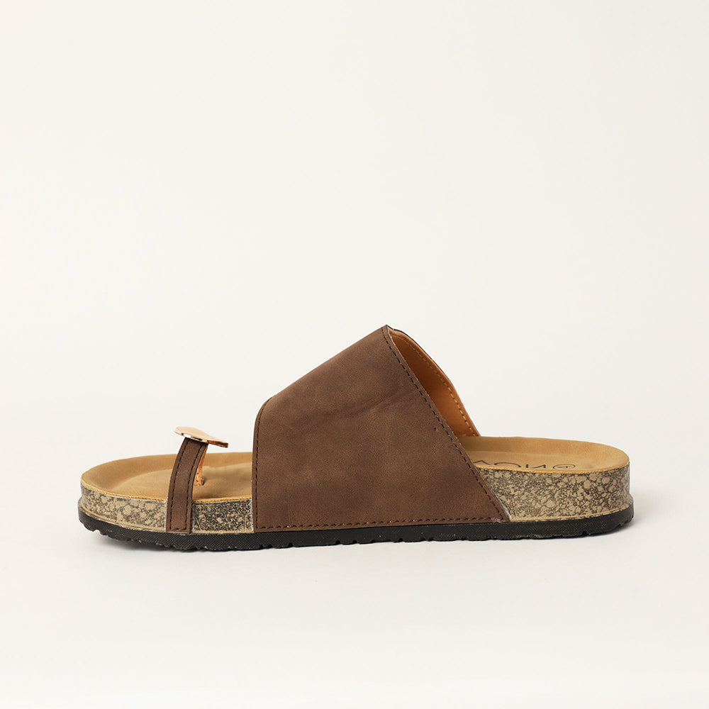 LADIES NOVA CHOC TOE BIRK SANDAL