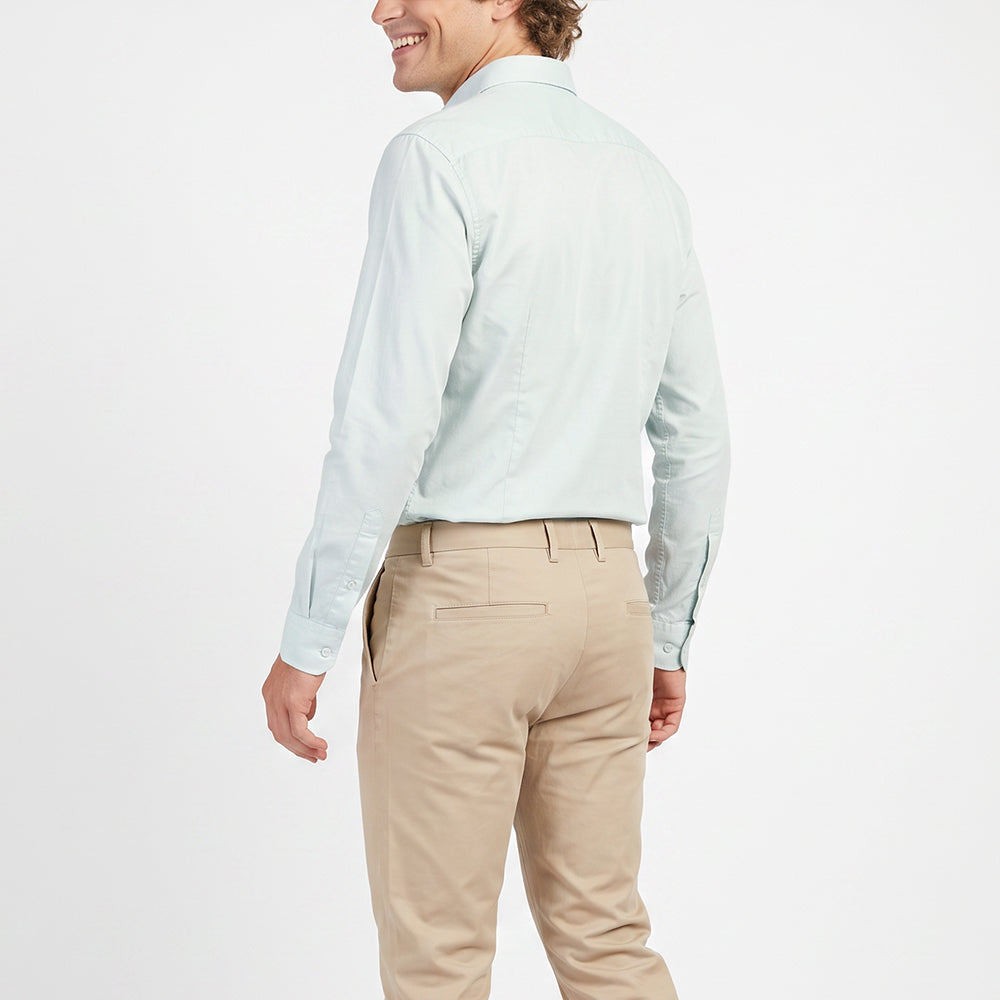 MENS ZAFF LIGHT BLUE FASHION SHIRT