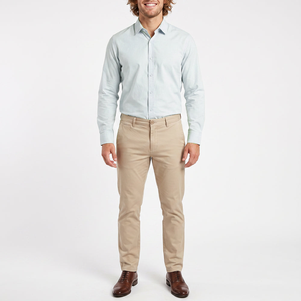 MENS ZAFF LIGHT BLUE FASHION SHIRT
