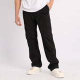 BLACK CARGO PANTS