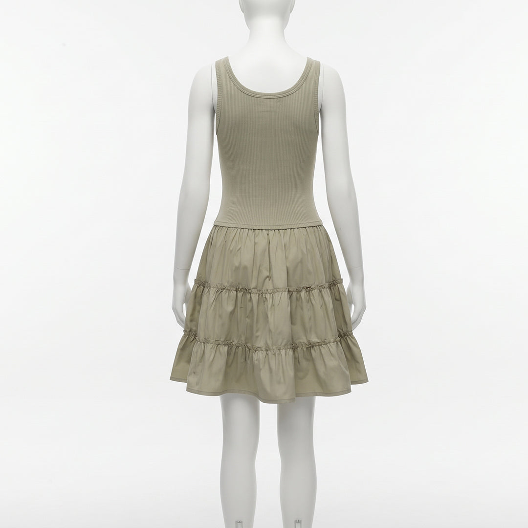 Combo Fit &amp; Flare Dress