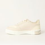 LADIES NOVA BEIGE LACE UP SNEAKER (N APPLIQUE)