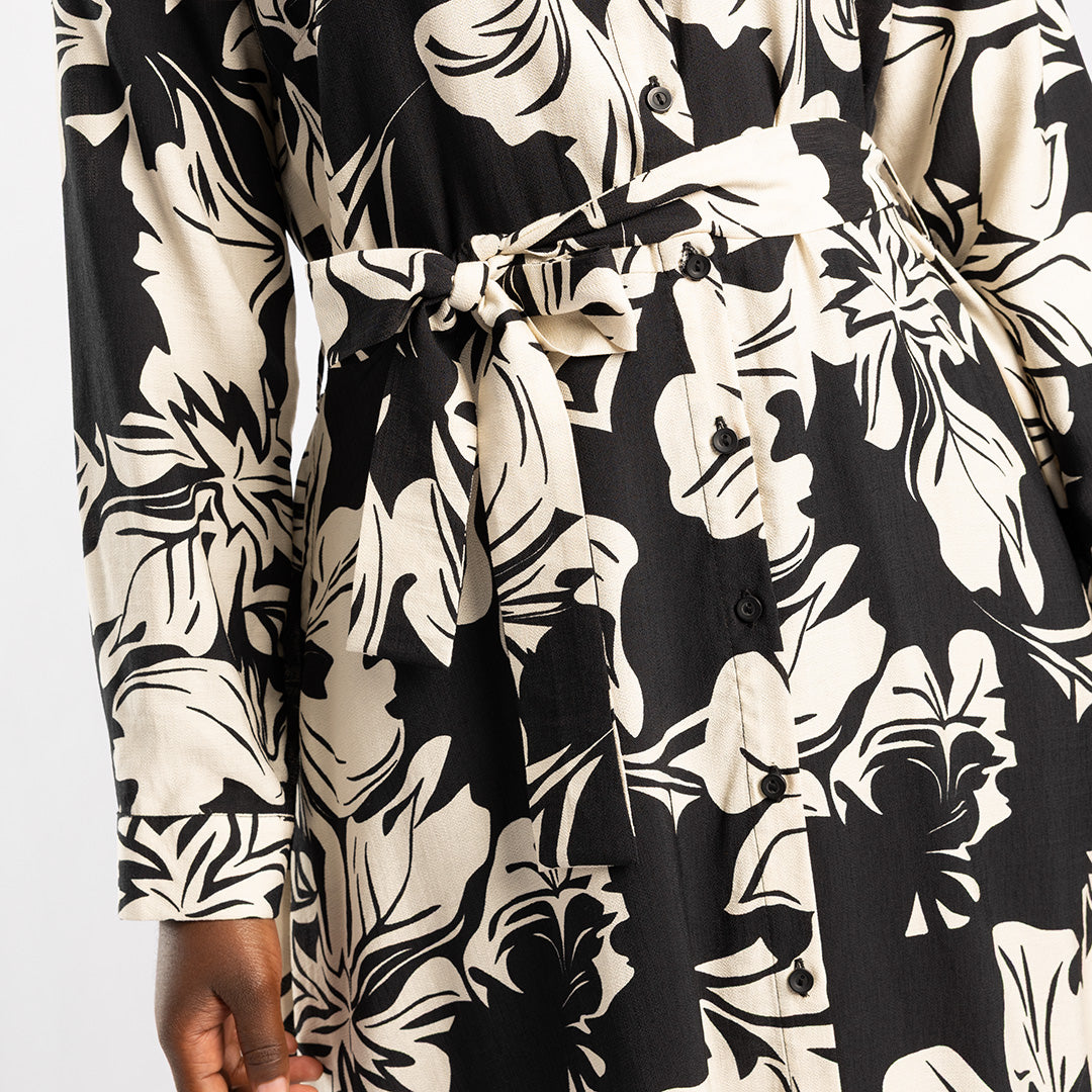 LADIES ALORA PRINTED SHIRT DRESS