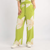 LADIES ALORA PRINTED WIDE LEG PANTS