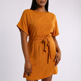 ALORA LADIES MUSTARD DRESS
