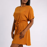 ALORA LADIES MUSTARD DRESS
