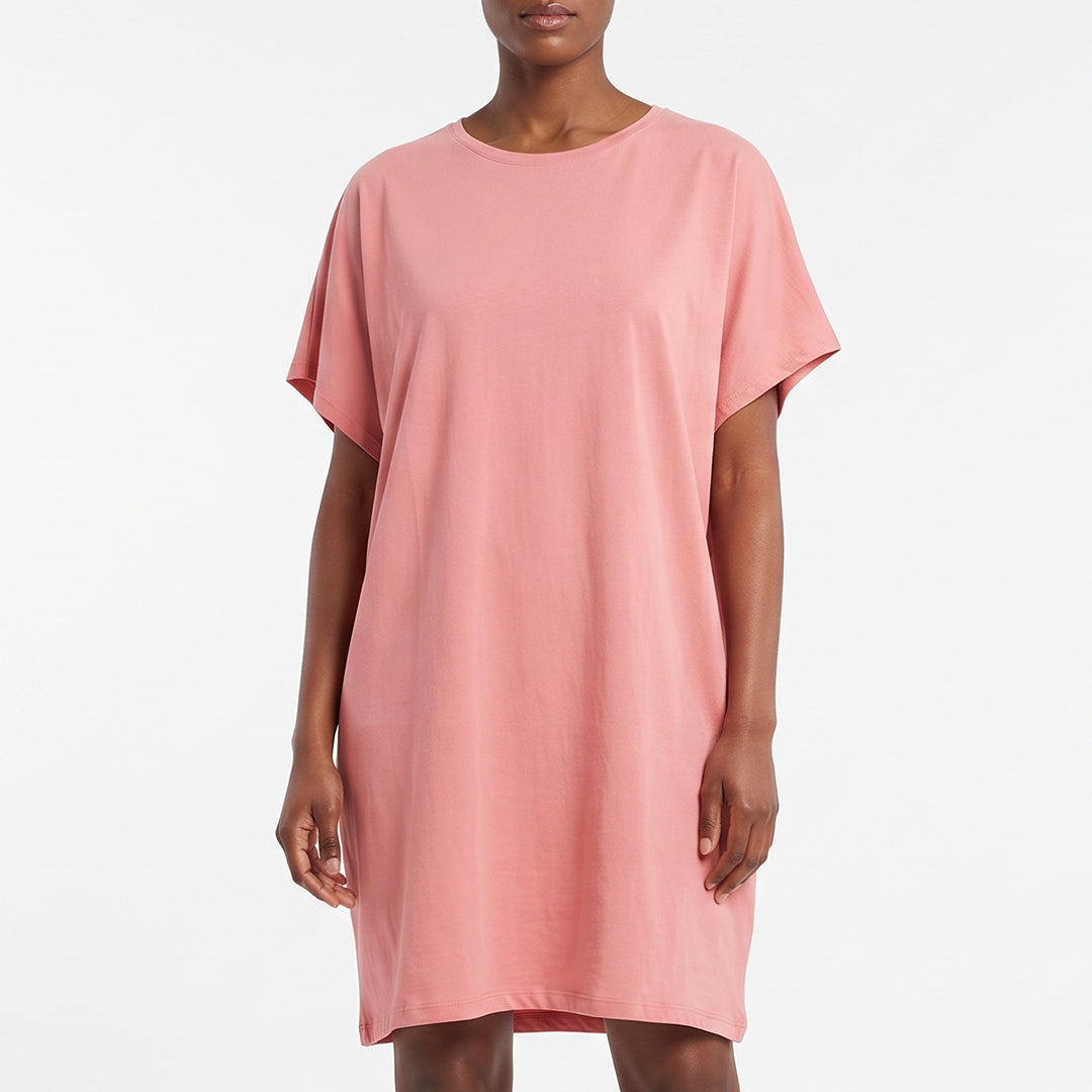 LADIES ALORA TBC COLOUR RAYON CHALLIE DRESS